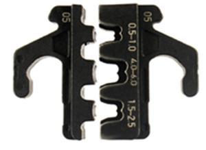 Knipex Crimping dies f. non-insulated open plug type connectors (plug width 4.8+6.3 mm)