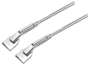 Ersa SMD desoldering tip pair, for SMD, 15 mm