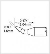 METCAL Soldering cartridge SFP-CHB15, Chisel shaped, 1,5 mm, 421 °C