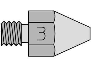 Weller Vacuum nozzle DS 113 HM, 1.2/2.5, 18,0 mm, Weller T0051353099