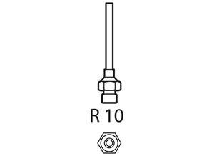 Weller T0058727787, round nozzle R 10, long, D 2.0, C 50 mm
