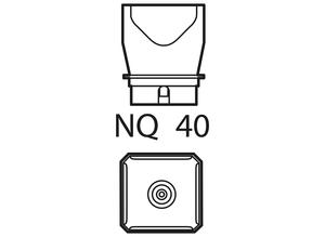 Weller T0058736804, hot-air nozzle NQ 40, L 26.0, W 26.0 mm
