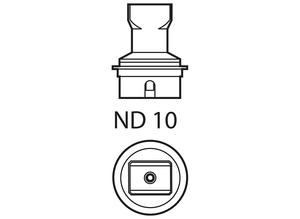 Weller T0058736842, hot-air nozzle ND 10, L 14.0, W 10.0 mm