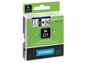 Dymo Labelling tape cartridge, 6 mm, tape transparent, font black, 7 m