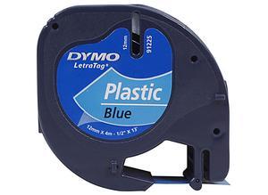 Dymo Labelling tape cartridge, 9 mm, tape blue, font black, 7 m