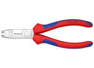 Knipex Stripping Pliers chrome plated with multi-component grips 165 mm
