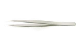 Ideal-tek General purpose tweezers. Serrated handles-tips. Tips: straight, fine, sharp