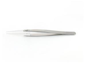 Ideal-tek Ceramic replaceable tip tweezers. Tips: straight, flat, round, superior finish