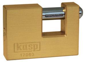 Kasp Brass Shutter Lock - 63mm