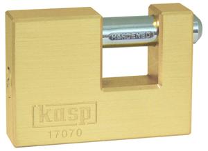 Kasp Brass Shutter Lock - 70mm