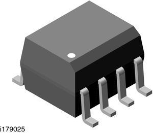 Vishay Optocoupler 2-ch. Phototransistor 40 to 80 % SO8 ILD205T