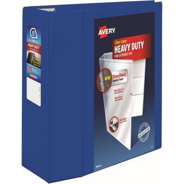Avery Heavy-Duty View 3 Ring Binder, 5" EZD Rings, Pacific Blue 79817