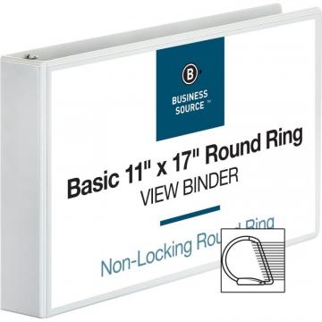 Business Source Tabloid-size Round Ring Reference Binder 45101