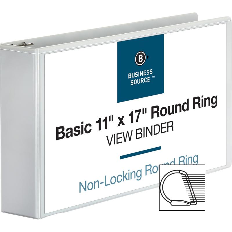Business Source Tabloid-size Round Ring Reference Binder 45102
