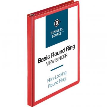 Business Source Round Ring Binder 09965