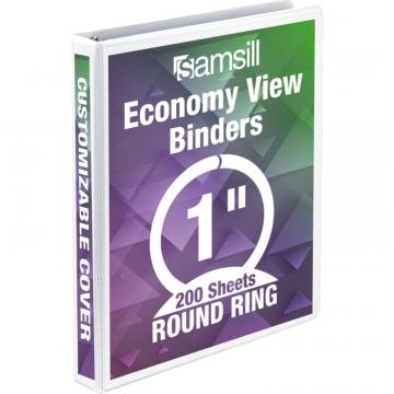 Samsill Economy Round Ring View Binders 18537