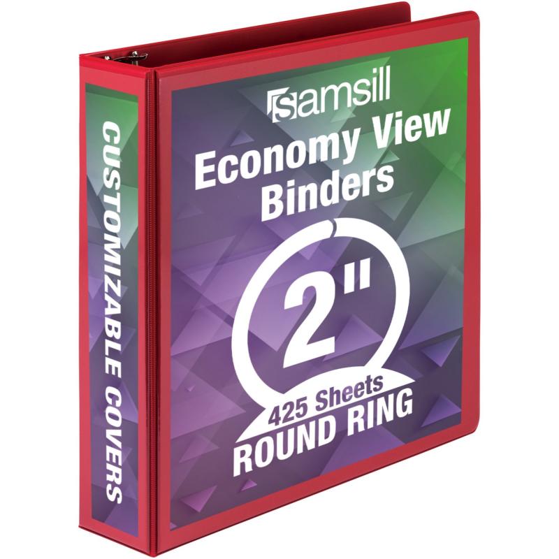Samsill Economy Round Ring View Binders 18563