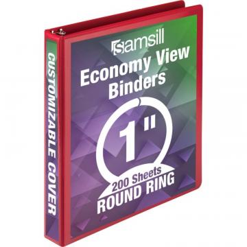 Samsill Economy Round Ring View Binders 18533