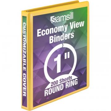 Samsill Economy Round-Ring View Binder 18531