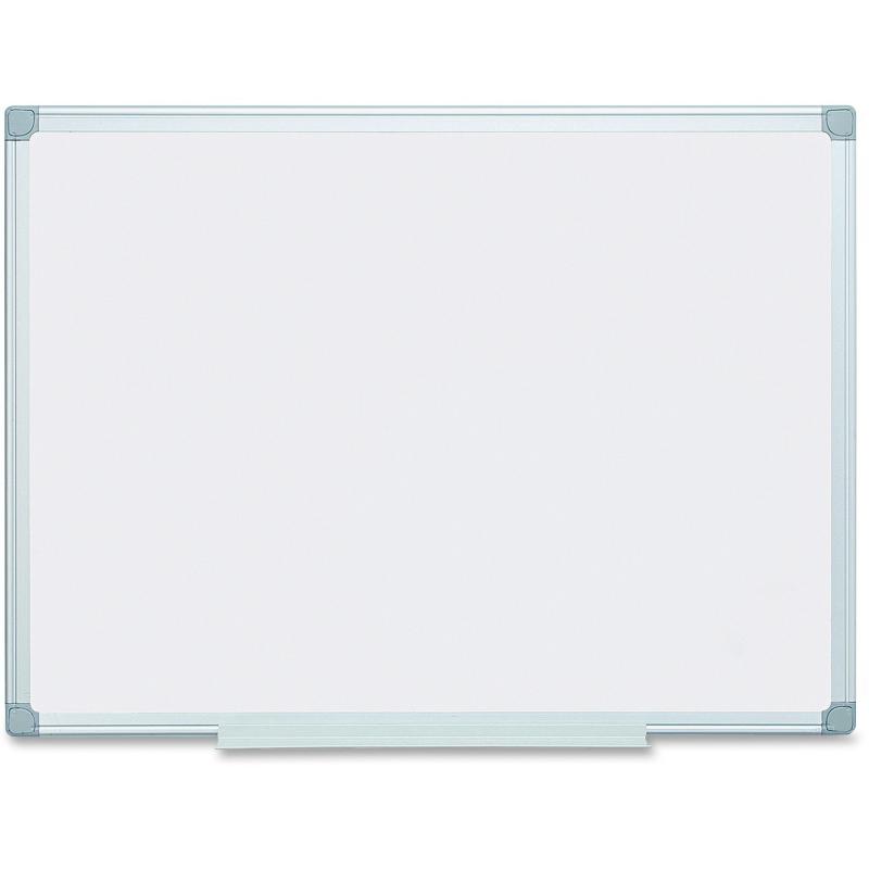 Bi-silque MasterVision Earth Silver Easy-Clean Dry-erase Board MA0500790