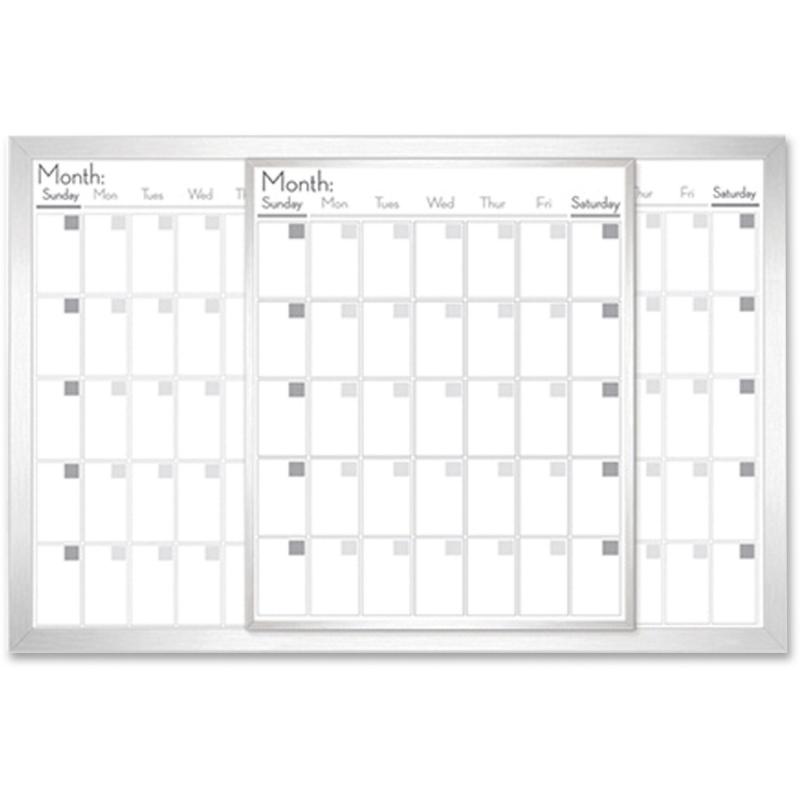 Lorell Magnetic Dry-Erase Calendar Board 52503