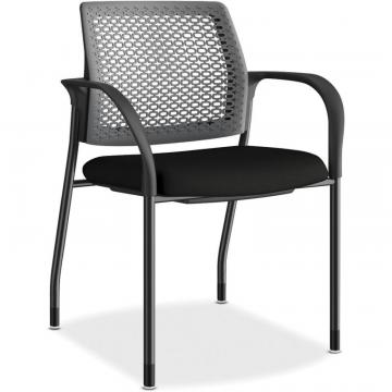 HON Ignition Charcoal ReActiv Back Stacking Chair IS108RCU10