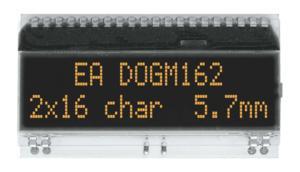 Electronic Assembly LCD text module EA DOGM162S-A, 2 x 16 characters, 5.57 mm