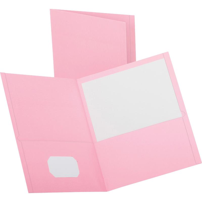 TOPS Oxford Twin-pocket Pink BCA Portfolios