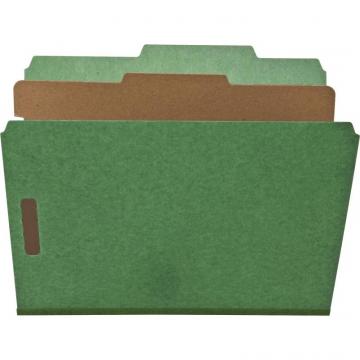 Nature Saver 1-Divider Recycled Classification Folders