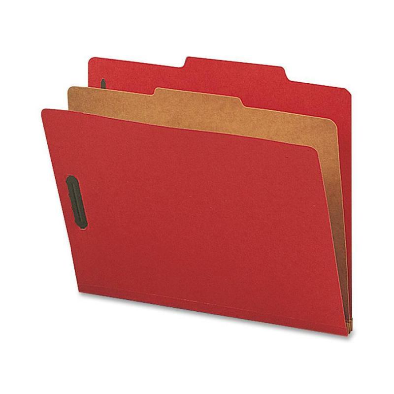 Nature Saver 1-Divider Recycled Classification Folders