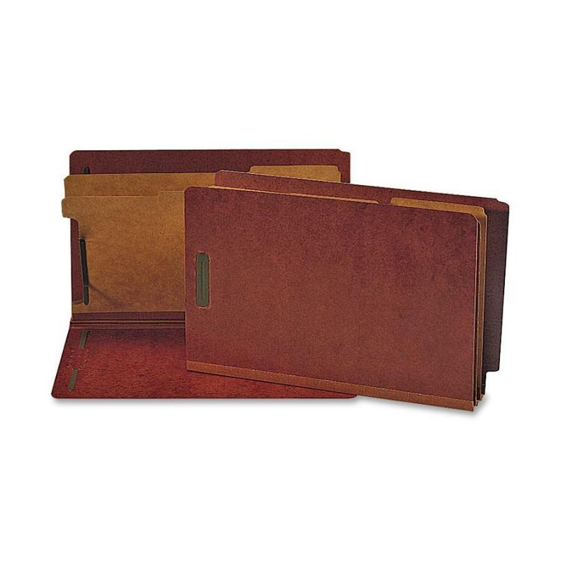 Nature Saver 2-divider Red End-tab Classification Folders