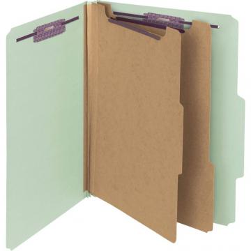Smead Plain 2/5 Tab 2-divider Classification Folders