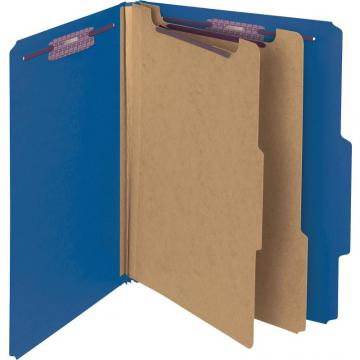 Smead Press Guard Classification Folders with SafeSHIELD Coated Fastener Technology