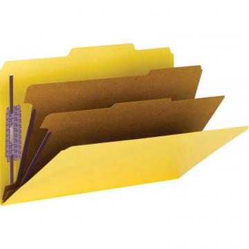 Smead SafeSHIELD Fasteners 2 Divider Classification Folders