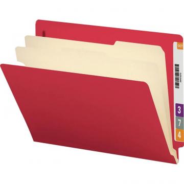 Smead End Tab Classification File Folders with Reinforced Tab