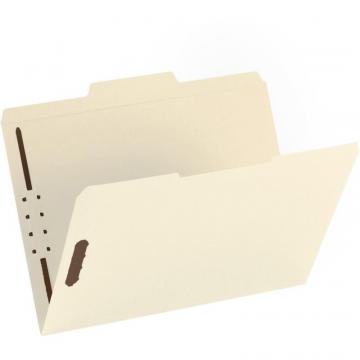 Business Source 2-ply Tab Letter Fastener Folders