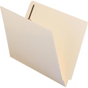 Smead 100% Recycled End Tab Fastener Folder with Shelf-Master Reinforced Tab