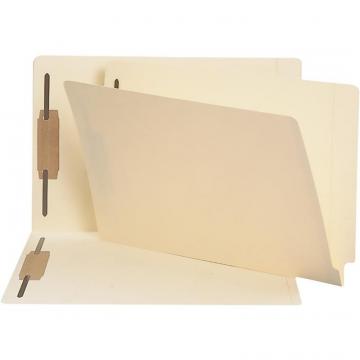 Smead End Tab Fastener Folders with Divider and Shelf-Master Reinforced Tab