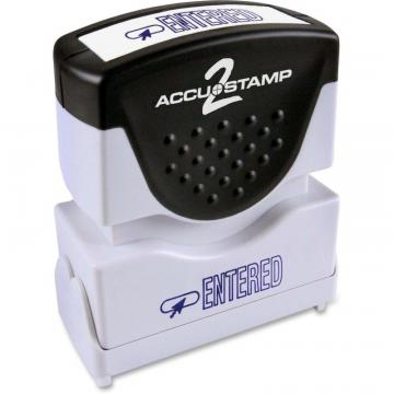COSCO 1-Color Blue Shutter Stamp with Microban