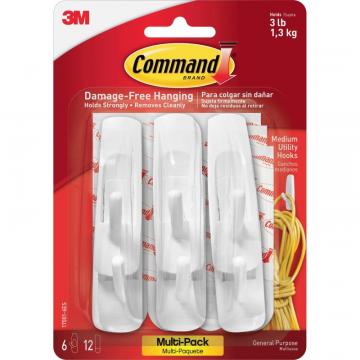 3M Command Medium Utility Hook Value Pack