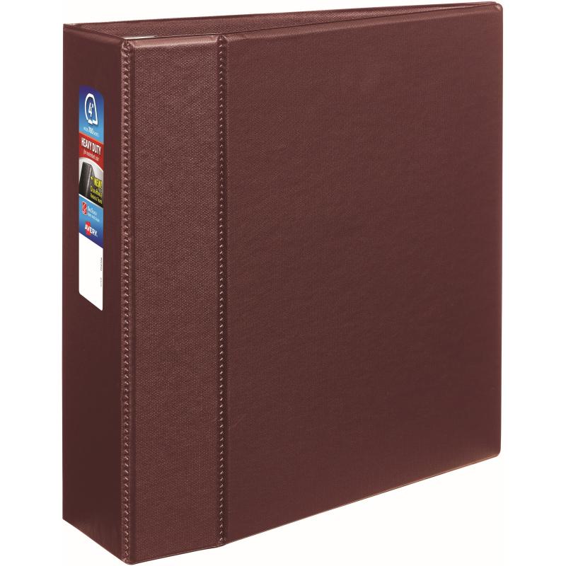 Avery 4" Heavy Duty Binder, One-Touch EZD Ring, Maroon, 780 Sheets
