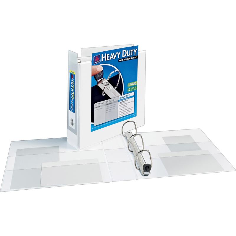 Avery Heavy-Duty View Extra Wide Binder, 2" EZD Rings, White