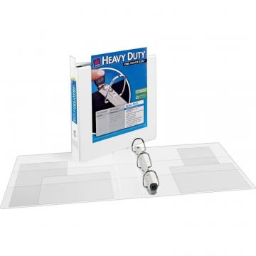Avery Heavy-Duty View 3 Ring Binder, Extra Wide, 1.5" EZD(R) Rings, 1 White Binder