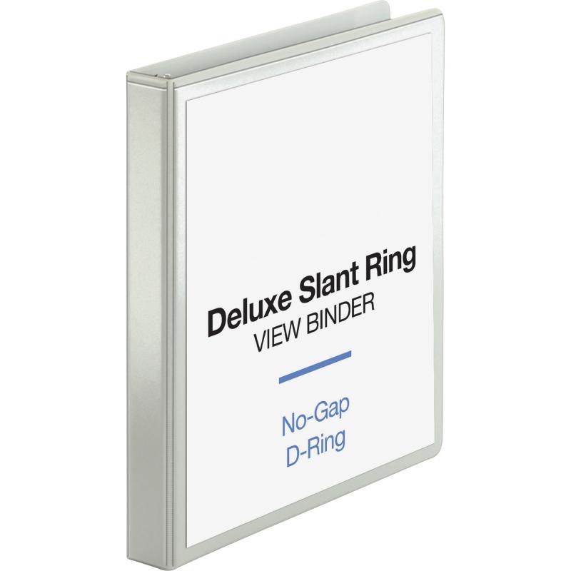 Business Source Deluxe Slant Ring View Binder
