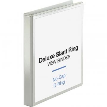 Business Source Deluxe Slant Ring View Binder