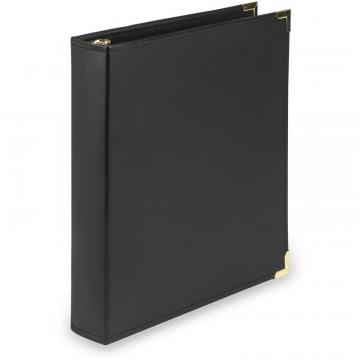 Samsill Leatherlike Classic Collection 1-1/2" Round Ring Binder