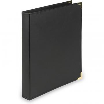 Samsill Leatherlike Classic Collection 1" Round Ring Binder
