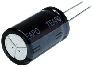 Teapo Aluminium electrolyte capacitor, 1 µF, 450 V, ±20 %