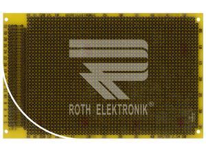 Roth Prototyping board, RE320-LFDS, 100 x 160 mm, epoxy resin