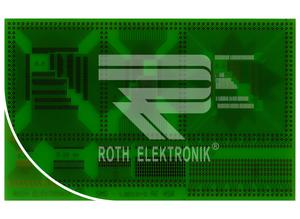 Roth Prototyping board, RE450-LF, 100 x 160 mm, epoxy resin